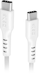 SBS TECABLETCC20W USB-C Apa - USB-C Apa 2.0 Adat és Töltőkábel - Fehér 1.5m