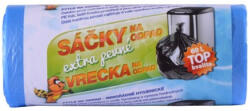  HDPE hulladékzsákok 60x70cm 60L kék 30db extra erős tekercsben (07008000)