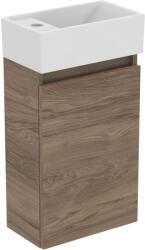 Ideal Standard Eurovit+ 35 cm fali szekrény balos mosdóval, Flint Hickory R0570Y9 (R0570Y9)