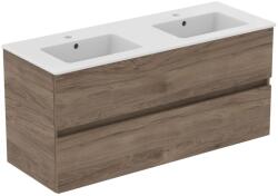 Ideal Standard Eurovit+ 120 cm fali szekrény mosdóval, Flint Hickory R0576Y9 (R0576Y9)