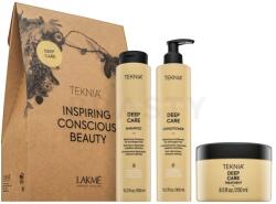 Lakmé Teknia Deep Care Pack készlet sérült hajra 300 ml + 300 ml + 250 ml