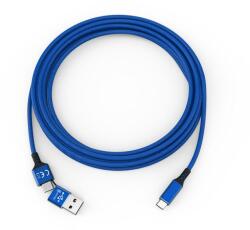 smrter SPEEDY-C BL USB-A/USB-C Apa - USB-C Apa 2.0 Adat és Töltőkábel - Kék 1m