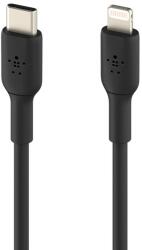 Belkin Cable BoostCharge USB-C Apa - Lightning Apa 2.0 Adat és Töltő Kábel - Fekete 2m (CAA003bt2MBK)