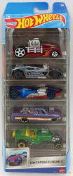 Mattel Hot Wheels - HW Exposed Engines - 5 db-os autó készlet (HLY79)