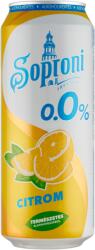 Soproni citromos alkoholmentes sörital 0, 0% 500 ml - ecofamily
