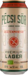 Pécsi Sör Prémium Lager gluténmentes minőségi világos biosör 5% 0, 5 l - ecofamily