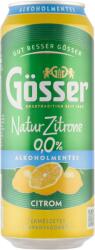 Gösser Natur Zitrone citromos alkoholmentes sörital 0, 0% 500 ml - ecofamily