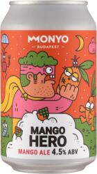 MONYO Brewing Co. Mango Hero Ale felsőerjesztésű szűretlen sör mangóval 4, 5% 330 ml