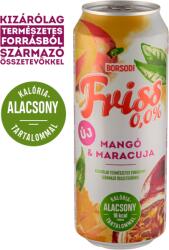 Borsodi Friss 0, 0% mangó-maracuja ízű ital és alkoholmentes világos sör keveréke 0, 5 l