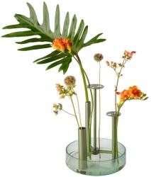 Fritz Hansen Váza IKERU 24 cm, zöld, üveg, Fritz Hansen (FH840143)
