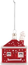 Alessi Karácsonyfadísz CUBETTA, piros, Alessi (ALGJ0217)