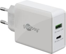 Goobay 61674 USB-A / USB-C Hálózati töltő - Fehér (30W) (61674)