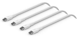 Belkin BoostCharge Twin Pack USB Type-C Apa - USB Type-C Apa Adat és Töltő Kábel - Fehér 1m (CAB003bt1MWH2PK)