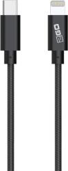 2GO 797162 USB-C Apa - Lightning Apa 2.0 Adat és Töltőkábel - Fekete 1m (797162)