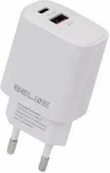 Beline BLN2CW20 USB-C / USB-A Hálózati Töltő Adapter 20W - Fehér (BELI02160)