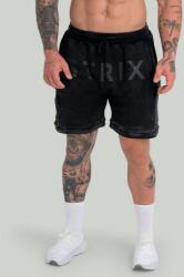 GymBeam Washed rövidnadrág Black - STRIX XL