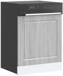 vidaXL mosogatógép panel Porto szürke sonoma 60x1, 5x67 cm mérnöki fa (854143)