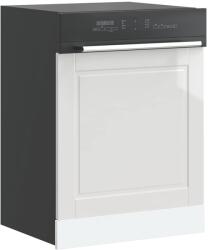vidaXL mosogatógép panel Porto magasfényű fehér 60x1, 5x67 cm gépi fa (854139)