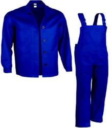  Costum protectie jacheta si pantaloni cu pieptar din tercot albastru Marime XL (ASIPCSPTAEXL)
