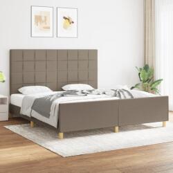 vidaXL tópszínű szövet ágykeret matrac nélkül 180 x 200 cm (3125077)