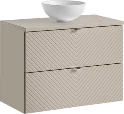 Comad Készlet szekrény Comad Viva Cashmere VIVA CASHMERE 82-80-2S, mosdótál Comad Domi UN-DOMI-MW 78249MW, NOVA CASHMERE 89-80