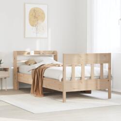vidaXL tömör fenyőfa ágy matrac nélkül 90 x 200 cm (3307014) - vidaxl