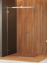 NEW TRENDY Softi X zuhanykabin 100x80 cm négyszögletes króm fényes/átlátszó üveg EXK-5271 (EXK5271)