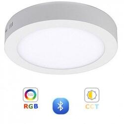 LEDISSIMO RGB-CCT LED panel , 12W , falon kívüli , kerek , dimmelhető , színes , állítható fehér színárnyalat , Bluetooth , LEDISSIMO SMART (AV-YPL-M170/RGB2835-12A)
