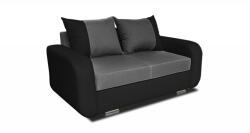  Fero 2-es (fix) kanapé, fekete - szürke