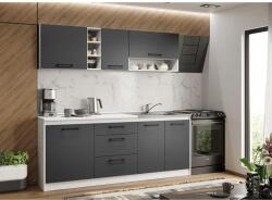  Maia szürke konyhabútor - 11 - 203, 2 cm