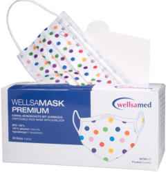  Wellsamask Colour line orvosi maszk 50db - pontok