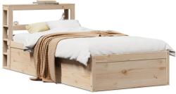 vidaXL tömör fenyőfa ágykeret fejtámlával 90 x 200 cm (3306351)