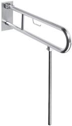 SAPHO BEMETA HELP Felhajtható kapaszkodó, U-típus, WC papírtartóval, támasztékkal, takaróval, 813mm, matt (301407282N) (301407282N)