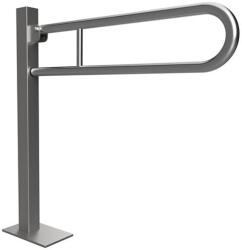SAPHO BEMETA HELP Felhajtható kapaszkodó, U-típus, álló, padlóra szerelhető, 750mm, matt (301507302) (301507302)