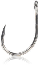 Mustad Kaiju Single Ring Titan Steel 9/0 Füles, Szakállas Horog 3db (M4216900)