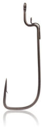 Mustad Alpha-Grip Tak Offset Titanx 2/1 Füles, Szakállas Offset Horog 4db (M4023200)
