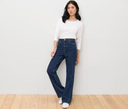 Tchibo Női Bootcut farmernadrág, Fit Lou, sötétkék Sötétkék denim 34