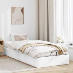 vidaXL Ottomán ágykeret matrac nélkül fehér 100x200 cm műbőr (3310785) - pepita