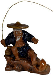 EnergoTeam Kerámia Figura ülő Horgász Fárasztás Közben (e-74180962)