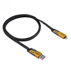 Akyga Cablu 4 in 1 USB-A + USB type C la USB type C + Lightning 65W brodat 1m, Akyga AK-USB-57 (AK-USB-57)