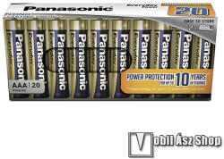 Panasonic EVERYDAY POWER szupertartós elem (AAA, LR03EPS, 1.5V, alkáli) 20db / csomag - LR03EPS/20CBE (LR03EPS/20CBE)