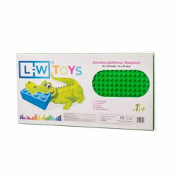 L-W Toys LW Toys tábla / alap 16x32 zöld (LEGO kompatibilis) (LW8001)