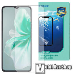 SUNSHINE Oukitel C38, SUNSHINE Hydrogel TPU képernyővédő fólia, Ultra Clear, ÖNREGENERÁLÓ! , 1db, a teljes képernyőt védi (SUNS305273)