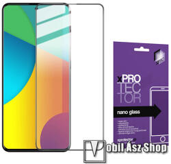 XPRO SAMSUNG Galaxy A51 (SM-A515F), Galaxy A51 5G (SM-A516F), Xpro Nano Glass flexibilis üvegfólia, 9H, Full cover, Fekete