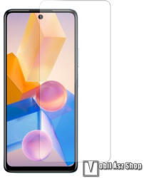 Előlap védő karcálló edzett üveg - 0, 3 mm vékony, 9H, Arc Edge, A képernyő sík részét védi - Infinix Hot 40 / Hot 40 Pro