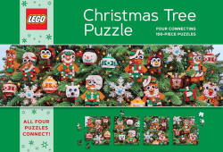 Chronicle Books puzzle LEGO® Karácsonyfa (4x100 db) 400 db (CHB3280)