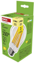 EMOS LED izzó Filament A70 / E27 / 18 W (150 W) / 2452 lm / Meleg fehér ZF5D82 (EMOS-ZF5D82)