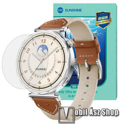 SUNSHINE HUAWEI Watch GT 5 41mm, SUNSHINE Hydrogel TPU okosóra képernyővédő fólia, Ultra Clear, ÖNREGENERÁLÓ! , 1db (SUNS305459)