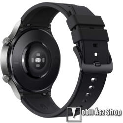  Okosóra szíj - FEKETE - szilikon, 22mm széles, csat, állítható - HUAWEI Watch GT 3 46mm / GT 3 Pro 46mm / Watch 3 46mm / Watch 3 Pro 48mm / SAMSUNG Watch3 45mm / Xiaomi Watch S2 / Amazfit GTR 4 46mm