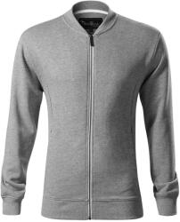 MALFINI Férfi felső Bomber - Sötétszürke melírozott | XL (4531216)